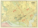 Vintage Map of Washington, DC 1897