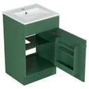 Bathroom Vanity With Sink, Cabinet With Adjustable Shelf by HouseOfZazla