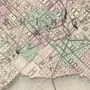 Vintage Map of Washington, DC 1874