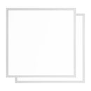 2Pcs 72W 2 2FT LED Panel Light 3800LM Flat Ceiling Light with 3 Lighting Color Temperature Equivalent LED Troffer Recessed Edge-Lit Switchable CCT 110