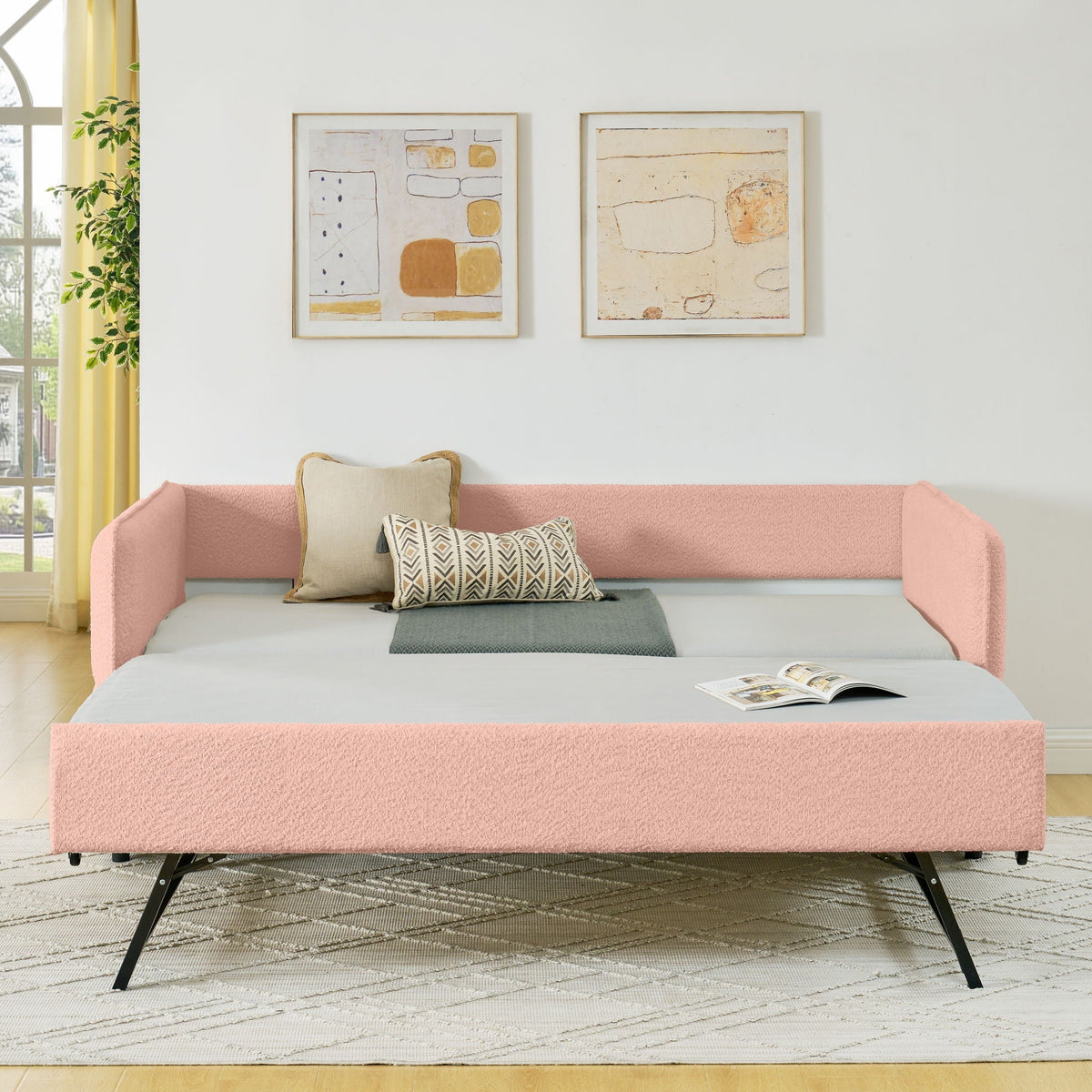 Upholstered Daybed With Pop Up Trundle, photo 15 of 27