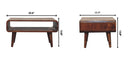 Solid Wood Open Media Unit