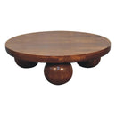 Central Ball Table - Chestnut by Unique Piece Furniture