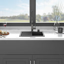 Quartz Kitchen Sink, Granite Composite, Drop In Sink With Durable Design by HouseOfZazla