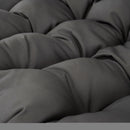 2 Persons Egg Chair with Stand Indoor Outdoor Swing Chair Patio Wicker Hanging Egg Chair Hanging Basket Chair with Stand for Bedroom Living Room Balcony