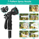 Stainless Steel Garden Hose with 7-Pattern Nozzle by LJGDeals
