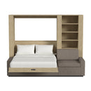 Wall Bed with Extended Sofa