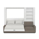 Wall Bed with Extended Sofa