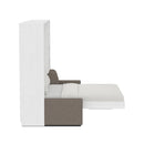 Wall Bed with Extended Sofa