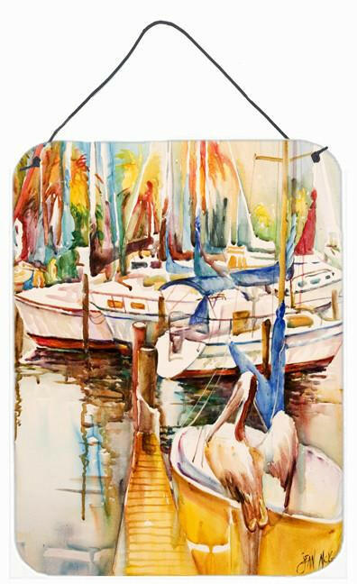 Sailboats and Pelicans Wall or Door Hanging Prints JMK1160DS1216