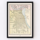 Vintage Map of Kansas City, Kansas 1901