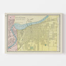 Vintage Map of Kansas City, Kansas 1901