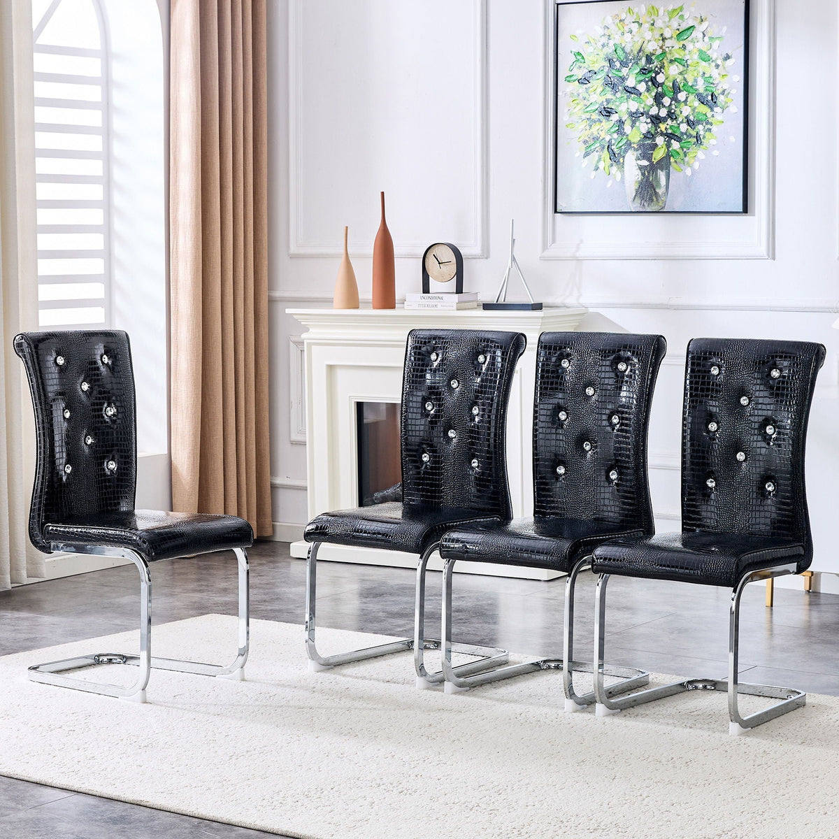 Elegant Design Upholstered Dining Chairs, photo 9 of 24