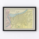 Vintage Map of Kansas City, Kansas 1901