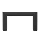 U_STYLE 58.3" Entryway Table with Large Top and Dual Drawers