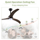 Indoor Outdoor Ceiling Fan With Light With Remote Control, Noiseless Reversible Motor, 6 Speed, 3 Color by HouseOfZazla