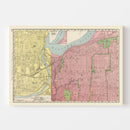 Vintage Map of Kansas City, Missouri 1903