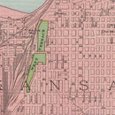 Vintage Map of Kansas City, Missouri 1903