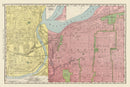 Vintage Map of Kansas City, Missouri 1903