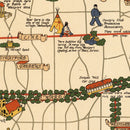 Vintage Map of Kansas City, Missouri 1930