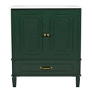 Bathroom Vanity With Sink, Soft Closing Door, Multi Functional Storage by HouseOfZazla