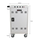 Mobile Charging Cart For Tablets Laptops 35, Device Capacity Matt Metal by HouseOfZazla
