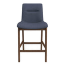 Jayden Mid-Century Modern 24" Upholstered Stool (Set of 2)