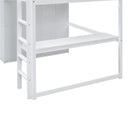 Loft Bed With Built In Wardrobe, Shelves And Drawers by HouseOfZazla