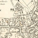 Vintage Map of Boston, Massachusetts 1835