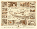Vintage Map of Palo Alto, California 1925