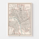 Vintage Map of Nashville, Tennessee 1901