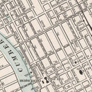 Vintage Map of Nashville, Tennessee 1901