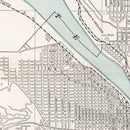 Vintage Map of Portland, Oregon 1901