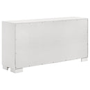Jessica 6-drawer Dresser Snow White