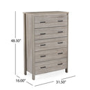 5 DRAWERS CHEST