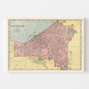 Vintage Map of Cleveland, Ohio 1903