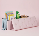 30/43" Folding Storage Ottoman Bench Heavy Duty Padded Seat Multi Size - Color by 2Dropme