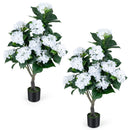 43.5" Artificial Hydrangea Tree 2 Pack by LJGDeals