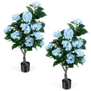 43.5" Artificial Hydrangea Tree 2 Pack by LJGDeals