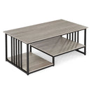 43.5" Coffee Table 2-Tier with Open Storage Shelf by LJGDeals