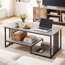 43.5" Coffee Table 2-Tier with Open Storage Shelf by DirectDeals