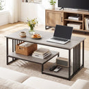 43.5" Coffee Table 2-Tier with Open Storage Shelf by LJGDeals