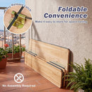 43.5 Inch Folding Kids Picnic Table & Bench Set No Assembly Wooden Toddler Table by LJGDeals
