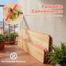 43.5 Inch Folding Kids Picnic Table & Bench Set No Assembly Wooden Toddler Table by LJGDeals
