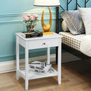 Wooden Nightstand End Table Storage Display by DirectDeals