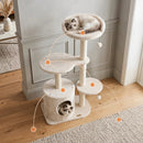 Cat Tree 43" with Condo, Perches & Scratching Posts by LJGDeals