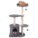 Cat Tree 43" with Condo, Perches & Scratching Posts by LJGDeals