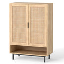 6-Tier Tall Shoe Cabinet with Double Doors - 43 Inch by DirectDeals