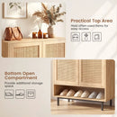 6-Tier Tall Shoe Cabinet with Double Doors - 43 Inch by LJGDeals