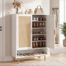 6-Tier Tall Shoe Cabinet with Double Doors - 43 Inch by DirectDeals